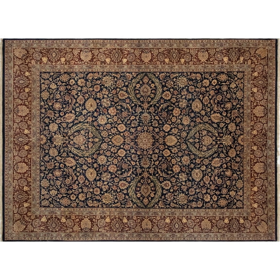 Versailles Aimzhan Blue/Drk. Red Rug, 9'2" x 12'4"