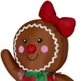 Airblown Inflatable Gingerbread Girl 4ft tall by Gemmy Industries