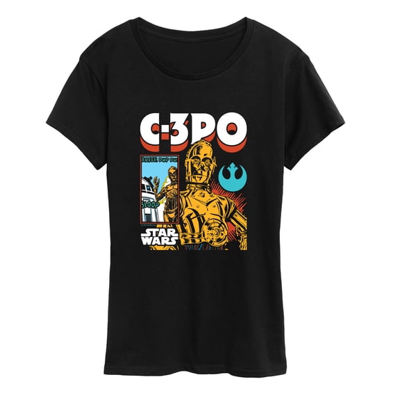 Star Wars - C3PO Comic Women's Short Sleeve Graphic T-Shirt