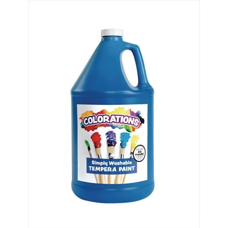 UPC: 0191487018647 | Colorations Gallon of Blue Simply Washable Tempera Paint