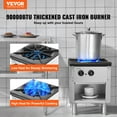 thumbnail image 2 of VEVOR Commercial Gas Range Stove 1 Burner Countertop Cooking Hot Plate Kitchen, 2 of 9