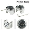 thumbnail image 4 of Universal Motorcycle Handlebar Clock Thermometer 7/8 Luminous Waterproof, 4 of 9