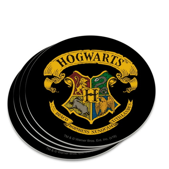 Harry Potter Ilustrated Hogwart's Crest Novelty Coaster Set