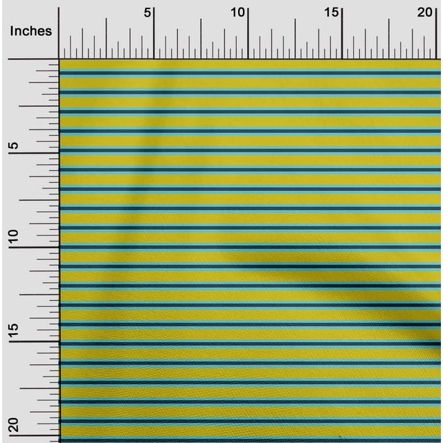 oneOone Cotton Flex Fabric Horizontal Stripe Printed Craft Fabric BTY 40 Inch Wide