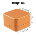 thumbnail image 2 of Unique Bargains 1Pc Earrings Box Jewelry Display Stand Earrings Organizer Case Plastic Gift Box for Wedding Orange, 2 of 7