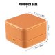 thumbnail image 4 of Ofertas únicas, 1 pieza, caja para pendientes, soporte de exhibición de joyería, caja organizadora de pendientes, caja de regalo de plástico para boda, naranja, 4 of 7