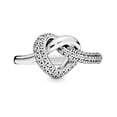 thumbnail image 2 of Anillo Pandora Corazones Anudados Brillantes Original 198086Cz | Talle 52 | Joyería De Lujo Para Mujer | Ideal Para Regalo Elegante | Compatible Con Charms Pandora, 2 of 5