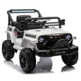 thumbnail image 3 of Ambifirner 24V Ride on Car for Kids: 2 Seats Electric UTV for Boys Girls, 3 Speeds Off Road Truck with LED lights Remote Control, Music USB Bluetooth, 3 of 8