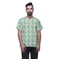 thumbnail image 1 of Atasi Short Sleeve Kurta For Men Printed Cotton Cambric Beach Yoga Ethnic Top, 1 of 1