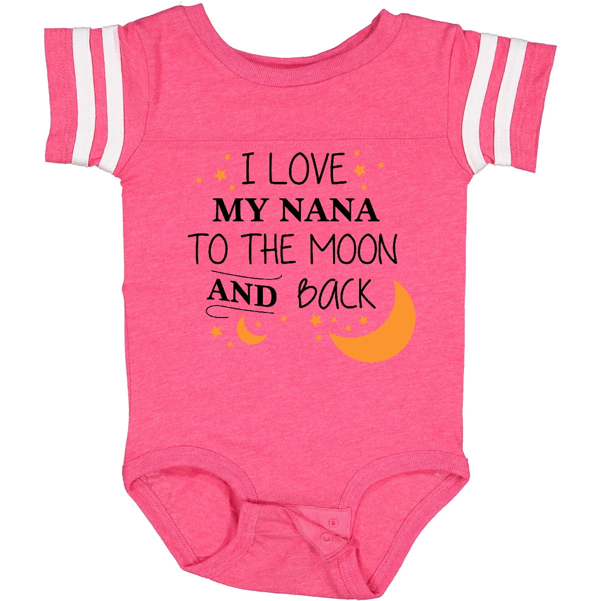 Inktastic I Love My Nana to the Moon and Back Boys or Girls Baby Bodysuit