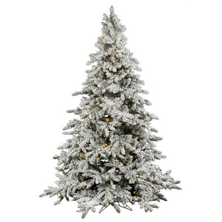 Flocked Xmas Trees Pre-Lit 4.5' x 41