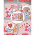 thumbnail image 6 of Valentines Placemats Love Heart Balloon Valentines Day Place Mats for Dining Room Gnome Flowers Washable Table Mats for Kitchen Dining Decorations Set of 6, 6 of 6