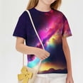 thumbnail image 4 of WRKEKC T-Shirts Garçons Manches Courtes Col Rond Imprimé Étoile Décontracté Été Quotidien Doux Léger T-Shirt 3-14 Ans, 4 of 9