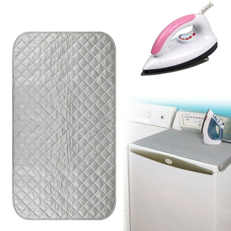  Ironing Mat Blanket Ironing Board Replacement, Iron Board  Alternative Cover, Portable Travel Ironing Pad, Quilted Heat Resistant  Ironing Pad Cover for Washer, Dryer, Table Top 33X 19 (No Magnetic) : Home