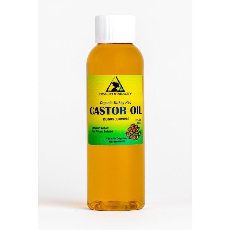 CASTOR OIL TURKEY RED ORGANIC COLD PRESSED HEXANE FREE PURE 2 OZ