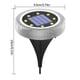 thumbnail image 3 of Xihbxyly Luces Led Solares para Jardín, 8 Led, Plástico Abs Resistente, Fácil Instalación, Ideales para Jardín, Camino, Terraza, Iluminación Exterior, Paquete de 4, 3 of 3