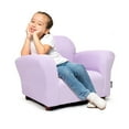 thumbnail image 3 of Plush Keet Children's Chair Lavander, with accent pillow, 3 of 6