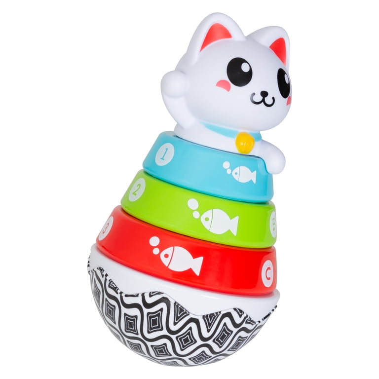 Smart Steps Stack-a-Cat Interactive Stacking Toy, 4 Pieces photo 5