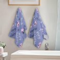 thumbnail image 4 of SKYSONIC Dinosaur Soft Hand Towels set of 2, Absorbent Bath Towel Decorative Fingertip Towels for Bathroom Hotel,14.4 x 28.3 inch, 4 of 7