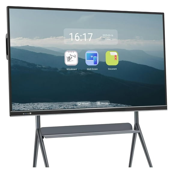 JYXOIHUB Smart Board 86 Inch, Revolutionize Your Space! Touch Screen All-in-One Computer Interactive Whiteboard with Dual System & Cloud Sharing For Education & Office(Include Wall Mount)