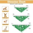 thumbnail image 2 of St Patricks DayDog Bandanas 2 Packs Adjustable Dog Bibs for Samll Medium Dogs, 2 of 6