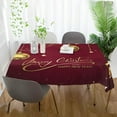 thumbnail image 6 of Coolnut Christmas Balls Tablecloth, Waterproof Washable Polyester Square Table Cover, Durable Tablecloth for Kitchen Dining Table Party Decor, 60"X 90", 6 of 7
