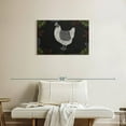 thumbnail image 2 of Elephant Stock Abstract Chicken Wall Art - Horizontal Canvas Wall Art - Dining Room Wall Decor - Animal Canvas - Gray And Black Decor - 30" x 20", 2 of 8