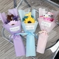 thumbnail image 4 of Ramo de flores de peluche de Hello Kitty de Sanriod Kawaii Anime KT para bodas, día de la madre, día de San Valentín, regalo de cumpleaños, 4 of 5