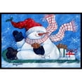 thumbnail image 1 of Carolines Treasures PJC1078MAT Tapis Intérieur & Extérieur Come Ride With Me Snowman - 18 x 27 Po., 1 of 4