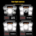 thumbnail image 4 of Linterna de cabeza LED COB recargable por USB 4 modos cargador Ehuebsd de coche adaptador de corriente de enchufe europeo faro para acampar al aire libre envío directo, 4 of 9
