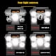 thumbnail image 1 of Faro LED COB recargable por USB con batería 18650 integrada cargador, 1 of 8