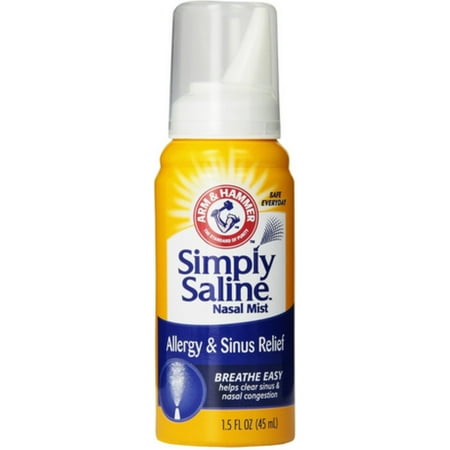 Simply Saline Allergy & Sinus Relief 1.5 oz (Pack of 2)