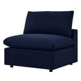 thumbnail image 1 of Lounge Sofa Middle Chair, Sunbrella, Blue Navy, Fabric, Modern Contemporary, Outdoor Patio Balcony Cafe Bistro Garden Furniture Hotel Hospitality, 1 of 8