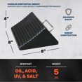 thumbnail image 3 of Shop Tuff Cale de Roue en Caoutchouc Durable avec Poignée pour Immobiliseurs de Roue, Noir, 3 of 7