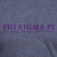 thumbnail image 3 of CafePress - Phi Sigma Pi Purple Wordmark T Shirt - Mens Tri-blend T-Shirt, 3 of 4