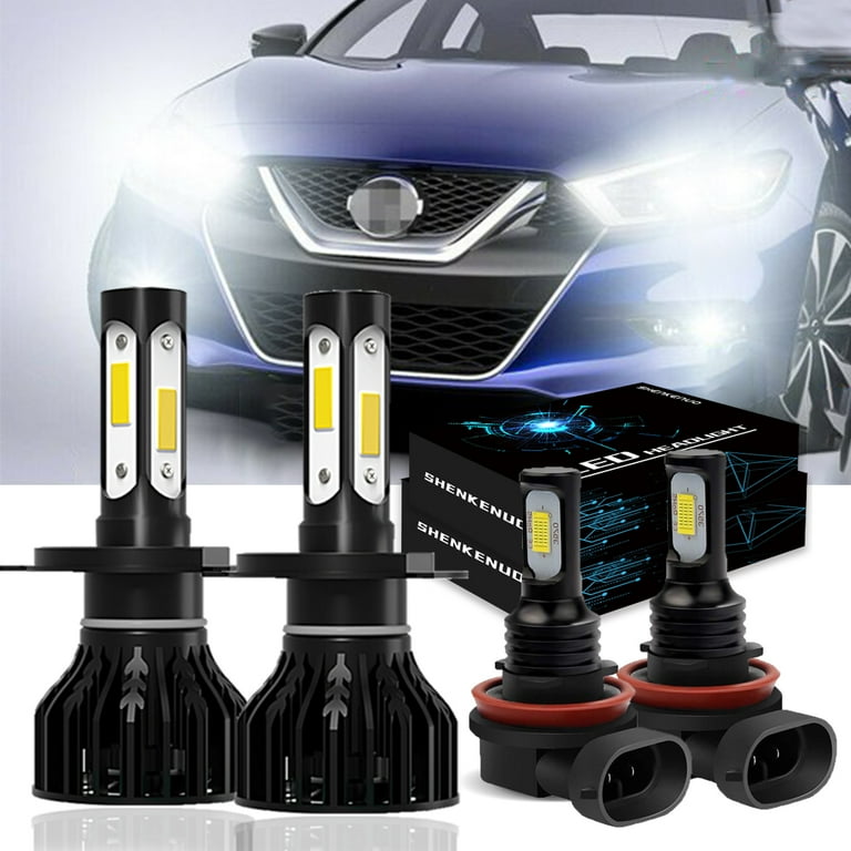 Car H4 Led Headlight Bulbs, H4 High and Low Beam LED Light for Car