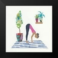 thumbnail image 2 of Prahl, Courtney 12x12 Black Modern Framed Museum Art Print Titled - Namaste III, 2 of 5