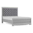thumbnail image 6 of FOA Chid 3pc Silver Solid Wood Bedroom Set - Queen + 2 Nightstands, 6 of 16