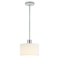 thumbnail image 5 of Evelyn&Zoe Mid-Century 1-Light Ceiling Hanging Pendant Light, Silver, 5 of 12