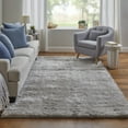 thumbnail image 2 of Feizy Indochine Modern Solid, Gray/Silver, 2' x 3'4" Accent Rug Sheen Fade Resistant Luxury & Glam Design Carpet for Living Dining Bed Room, 2 of 10