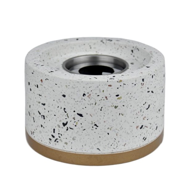 Chimenea de mesa DYNWAVEMX portátil cuenco de fuego decorativo blanco