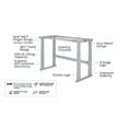 thumbnail image 4 of Uplift Desk 4-Leg V2-Commercial Height Adjustable Standing Desk Frame (Gray), No Desktop, Advanced Memory Keypad, Free Wire Tray, 4 of 4