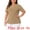 Brown, variant on Women's Plus Size Tops V Neck Elegant Lace Ribbed Knit Tunic Blouse 4X Black