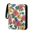 thumbnail image 2 of Game Card Storage Bag Collectible Trading Card Albums The 4-Pocket Card Binder With 50-Page Sleeve Can Hold 400 Game Cards Lovely Flowers, 2 of 6