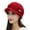 Red, variant on Dengjunhu Women's Winter Warm Hat Crochet Slouchy Beanie Knitted Caps with Visor