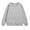 Grey, variant on Crew Neck Sweatshirt&nbsp;Plain Blank Casual Long Sleeve Pullover For Kids School Class Uniform Advertising Tee RD1,3-4 Years