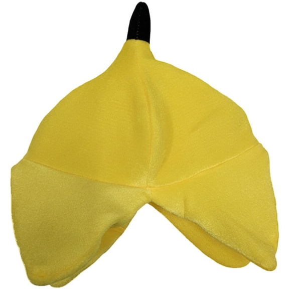 Vjnyvs Banana Shape Hat Fruit Design Cap Summer Themed Headwear for Holiday Parties Stage Photo Props