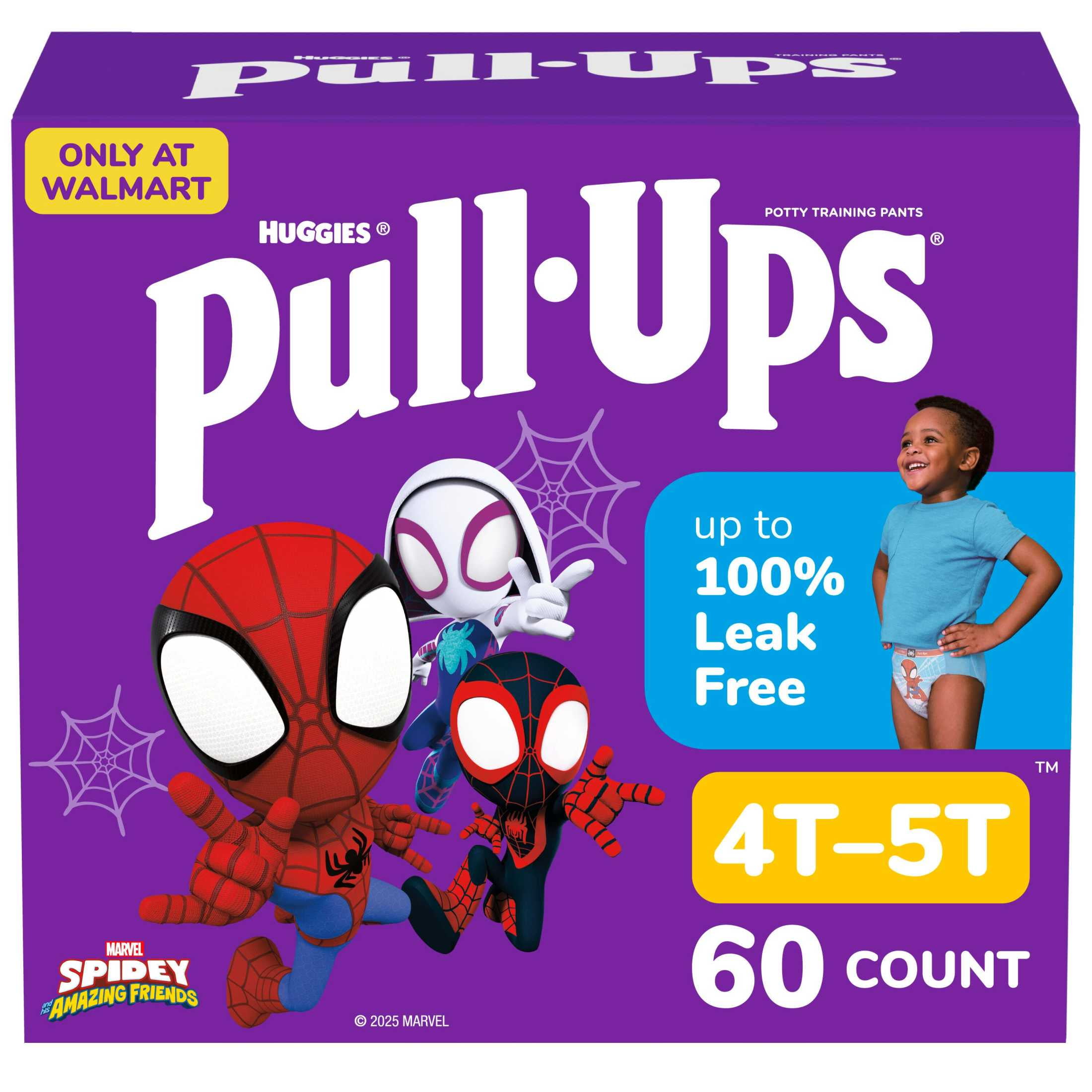 Pull-Ups Boys' Potty Training Pants, 4T-5T (38-50 lbs), 60 Count