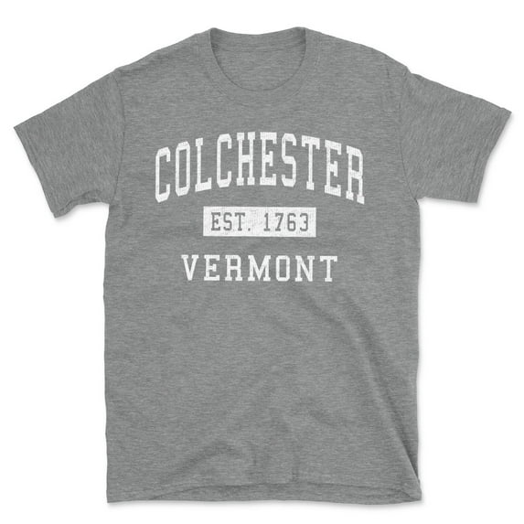 Colchester Vermont Classic Established Men's Cotton T-Shirt