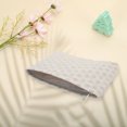 thumbnail image 3 of Unique Bargains 1 Pc convenient Rectangle Flat Dots Makeup Bag for Travel Large Khaki Gray Polyester, 3 of 6